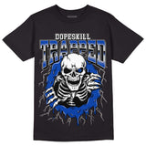AJ 5 Racer Blue DopeSkill T-Shirt Trapped Halloween Graphic