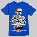 Royal Blue 'Scared Money Don't Make No Money' DopeSkill Graphic T-Shirt