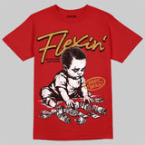 Red Collection DopeSkill T-Shirt Flexin' Graphic