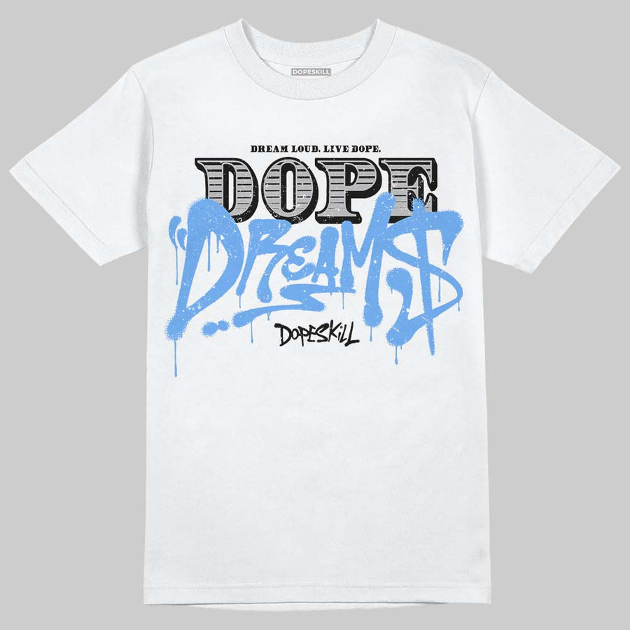 Black University Blue 5s DopeSkill T-Shirt Dope Dreams Graphic