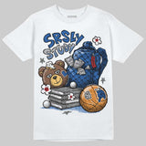 “True Blue” 3s DopeSkill T-Shirt SRSLY Study Graphic