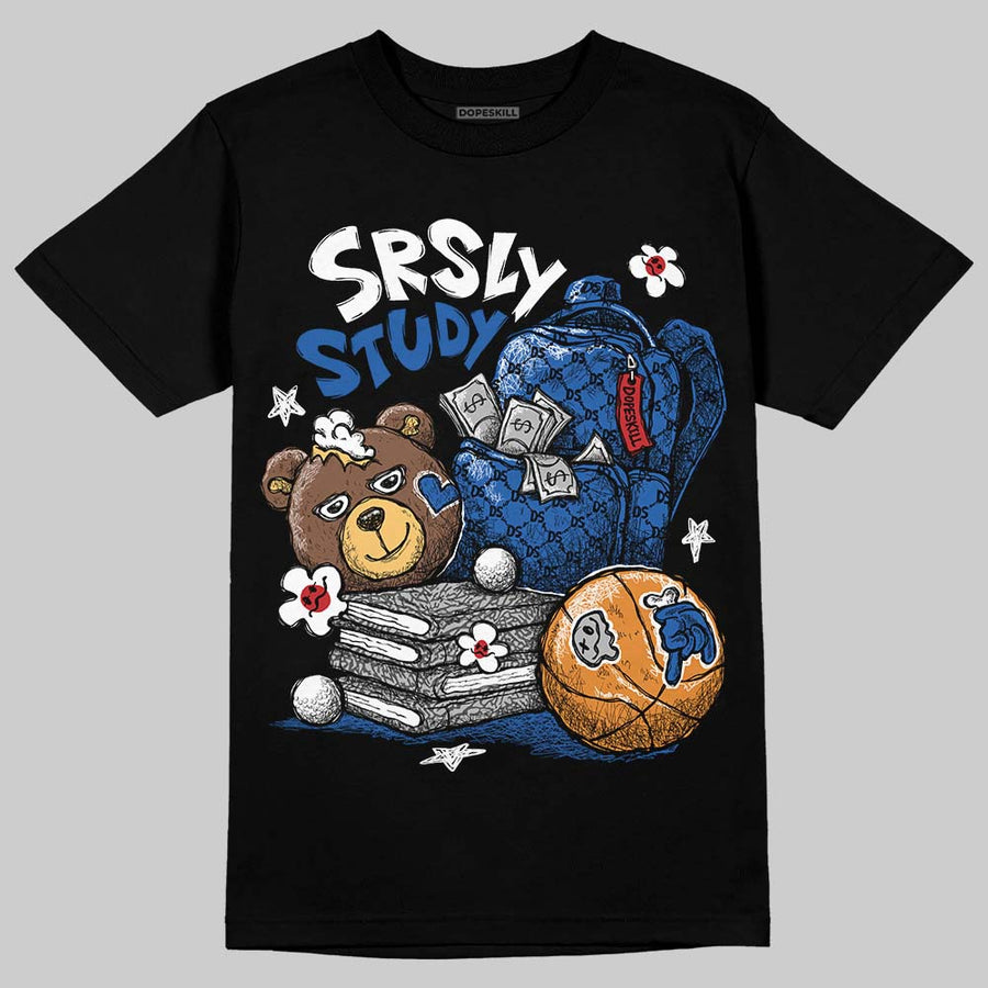 “True Blue” 3s DopeSkill T-Shirt SRSLY Study Graphic