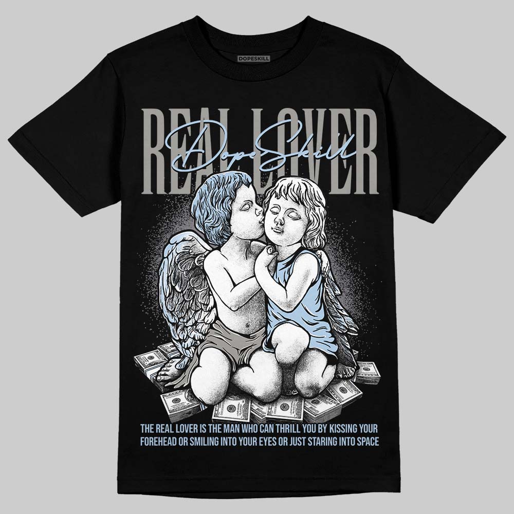 NB 2000 “Silver/Blue” DopeSkill T-Shirt Real Lover Graphic