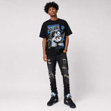 Black University Blue 5s DopeSkill T-Shirt Certified Lover Graphic