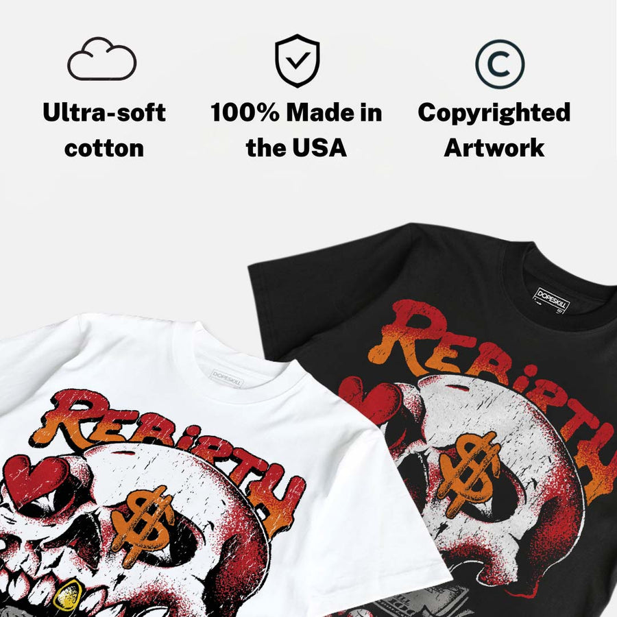 Sunset 5s DopeSkill T-Shirt Rebirth Graphic