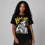 Black Tour Yellow AJ 4 Thunder DopeSkill T-Shirt Boss Up Graphic