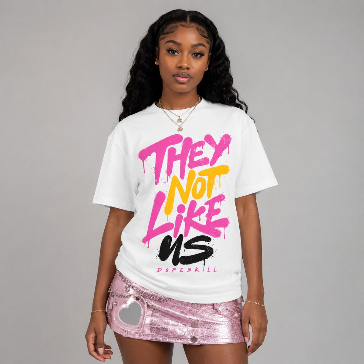 Comic 4s DopeSkill T-Shirt They Not Like Us Graphic