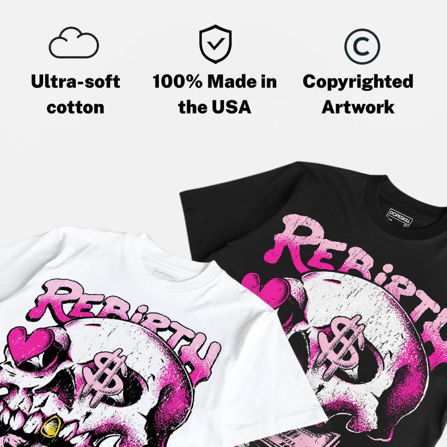 Triple Pink Dunk DopeSkill T-Shirt Rebirth Graphic