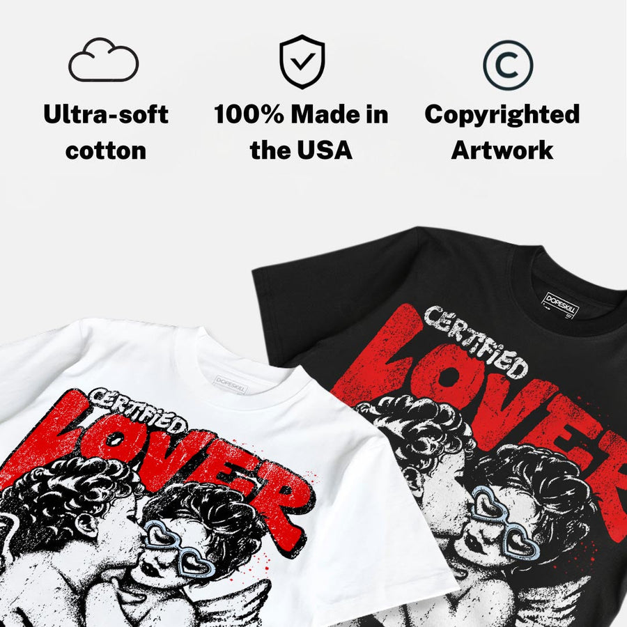 Cherry 11s DopeSkill Oversize Print T-Shirt Real Ones Choose Loyalty Graphic