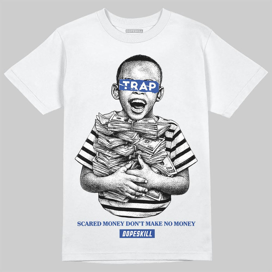 Royal Blue 'Scared Money Don't Make No Money' DopeSkill Graphic T-Shirt