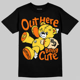 Black Tour Yellow AJ 4 Thunder DopeSkill T-Shirt Out Here Being Cute Graphic