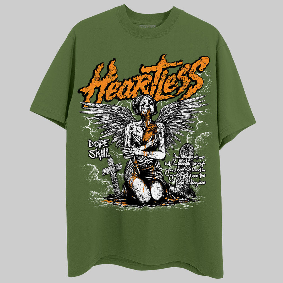 Olive 5s DopeSkill Olive T-shirt Heartless Graphic