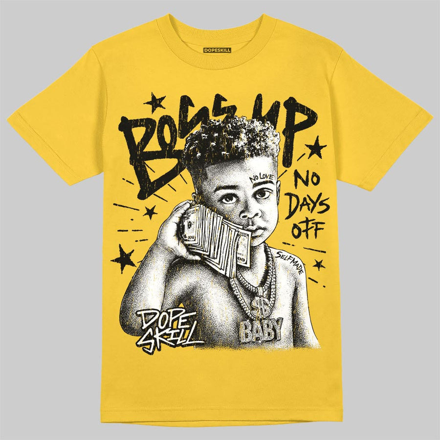 Black Tour Yellow AJ 4 Thunder DopeSkill T-Shirt Boss Up Graphic