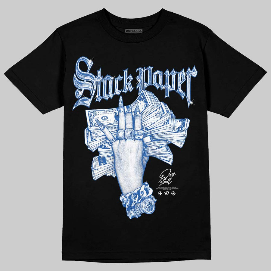 “True Blue” 3s DopeSkill T-Shirt Stack Paper Graphic