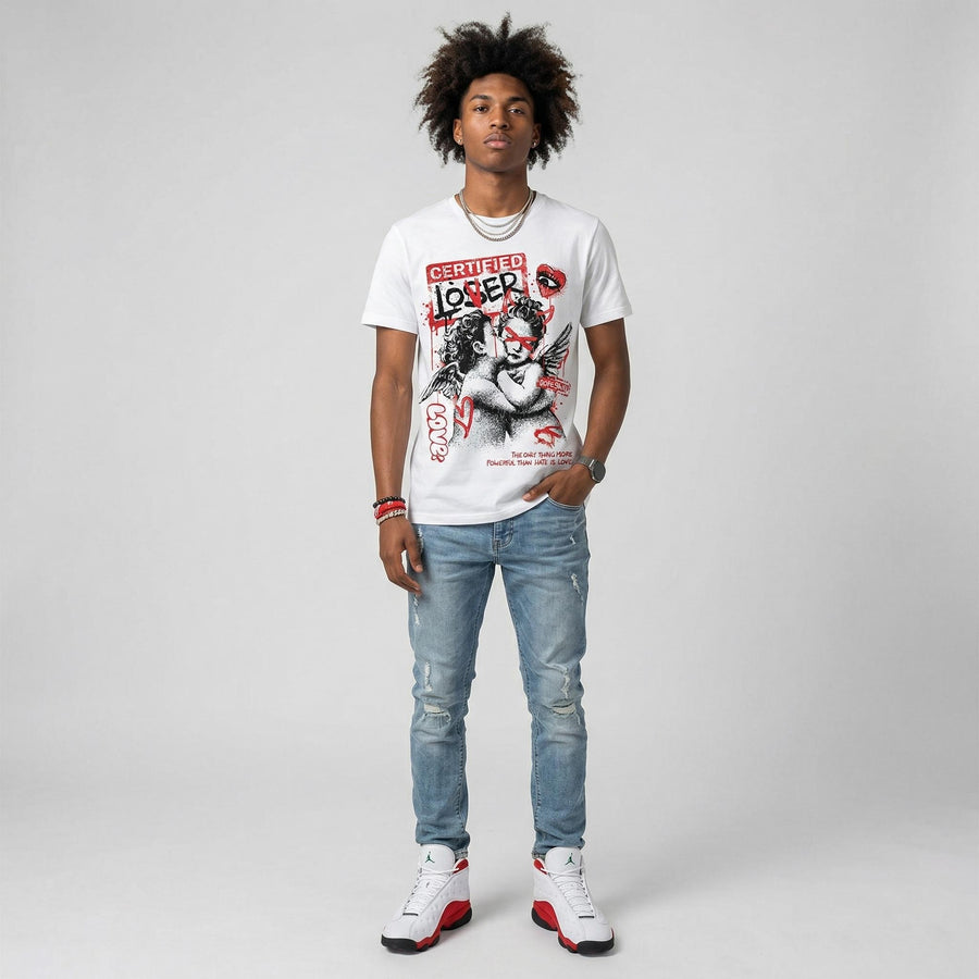 AJ 13 Chicago True Red Cherry DopeSkill T-Shirt Certified Lover Graphic