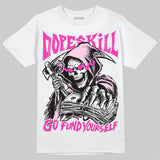 Triple Pink Dunk DopeSkill T-Shirt Go Fund Yourself Graphic