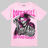 Triple Pink Dunk DopeSkill T-Shirt Go Fund Yourself Graphic