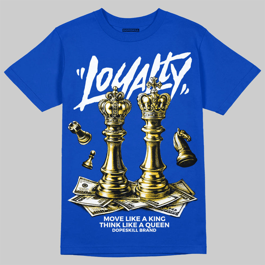 Royal Blue 'Loyalty' DopeSkill Graphic T-Shirt