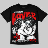 Cherry 11s DopeSkill Oversize Print T-Shirt Real Ones Choose Loyalty Graphic
