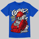 Royal Blue 'Grind Pray' DopeSkill Graphic T-Shirt