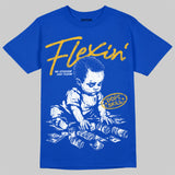 Royal Blue Collection DopeSkill T-Shirt Flexin' Graphic