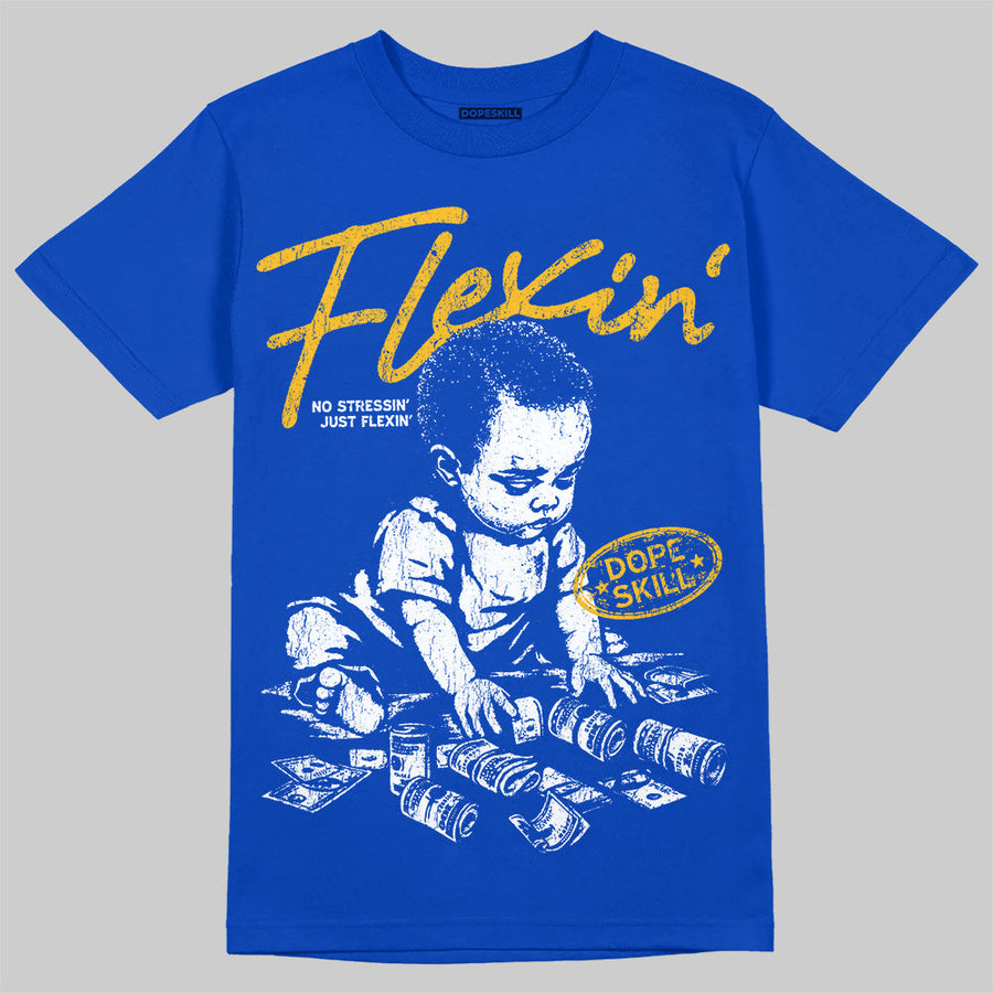 Royal Blue Collection DopeSkill T-Shirt Flexin' Graphic