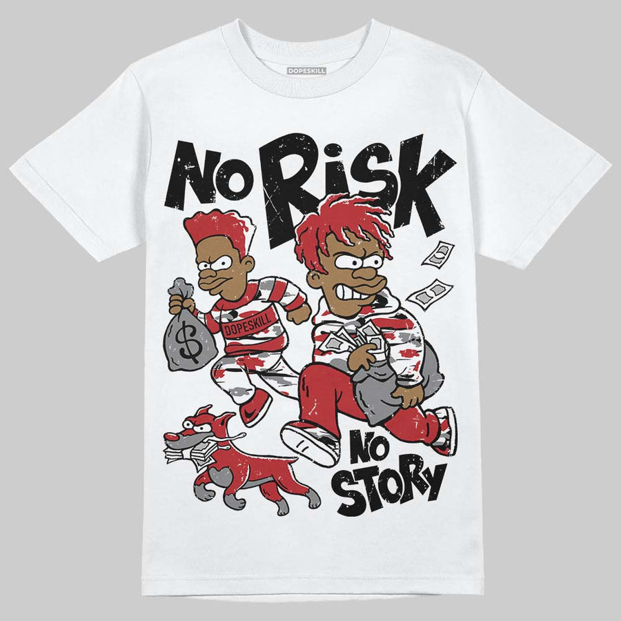 Bugs Bunny 8s DopeSkill T-Shirt No Risk No Story Graphic
