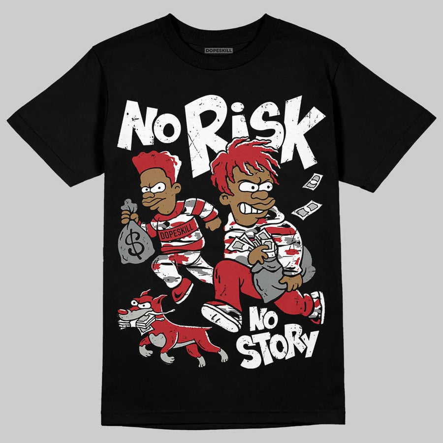Bugs Bunny 8s DopeSkill T-Shirt No Risk No Story Graphic
