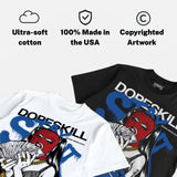 “True Blue” 3s DopeSkill T-Shirt Stay It Busy Graphic