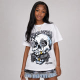 Wolf Grey 5s DopeSkill T-Shirt Rebirth Graphic