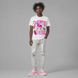 Triple Pink Dunk DopeSkill T-Shirt Out Here Being Cute Graphic