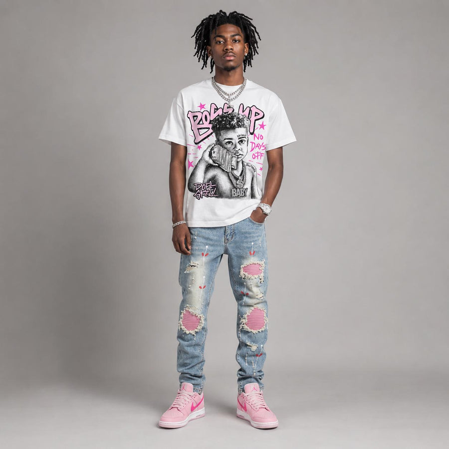 Triple Pink Dunk DopeSkill T-Shirt Boss Up Graphic