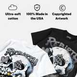 Wolf Grey 5s DopeSkill T-Shirt Rebirth Graphic