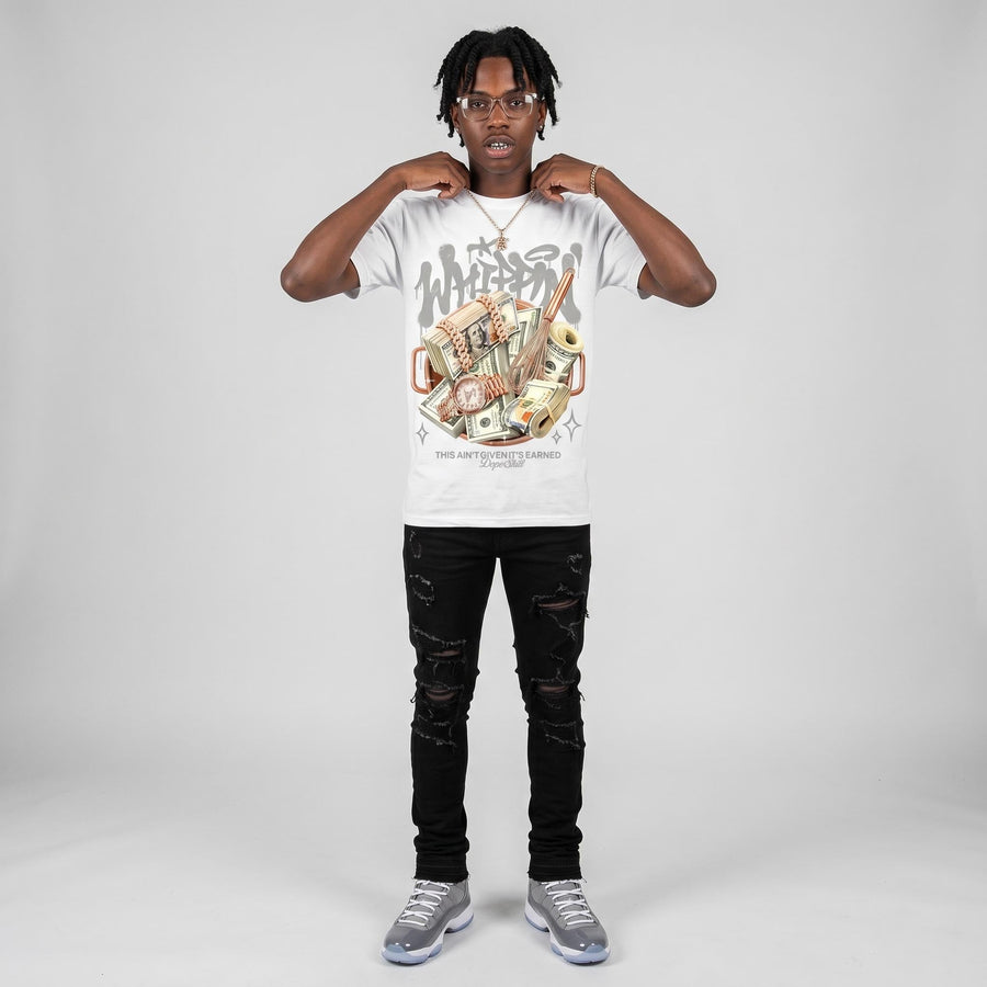 Cool Grey 11s DopeSkill T-Shirt Whippin Graphic
