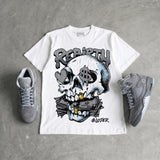 Wolf Grey 5s DopeSkill T-Shirt Rebirth Graphic