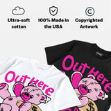 Triple Pink Dunk DopeSkill T-Shirt Out Here Being Cute Graphic