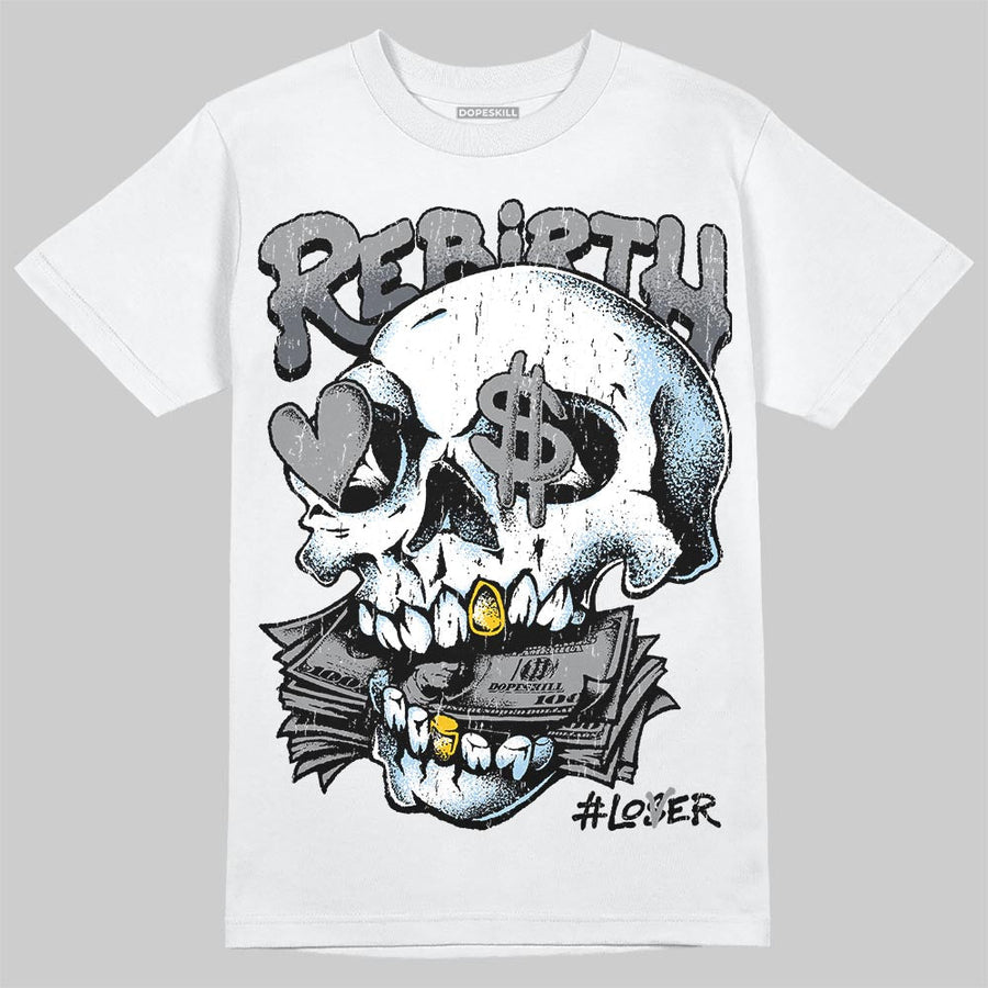 Wolf Grey 5s DopeSkill T-Shirt Rebirth Graphic