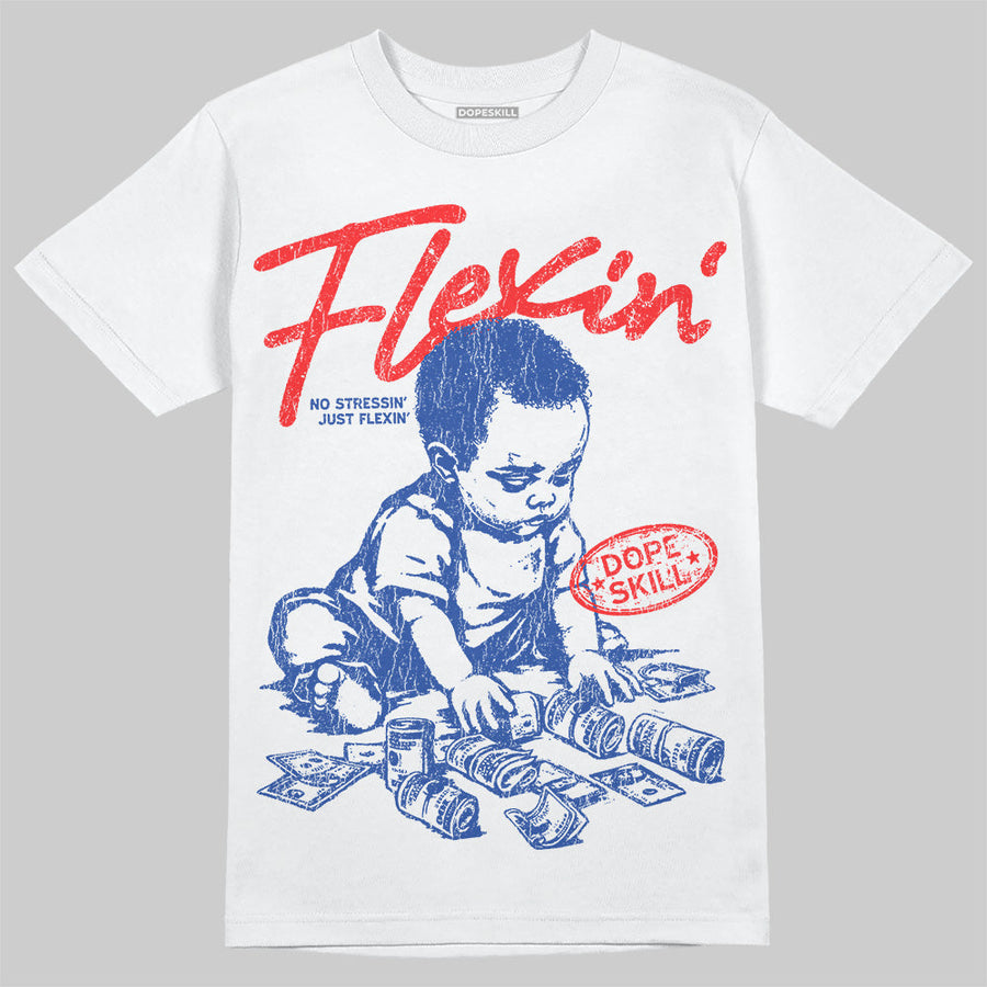 Royal Blue Collection DopeSkill T-Shirt Flexin' Graphic
