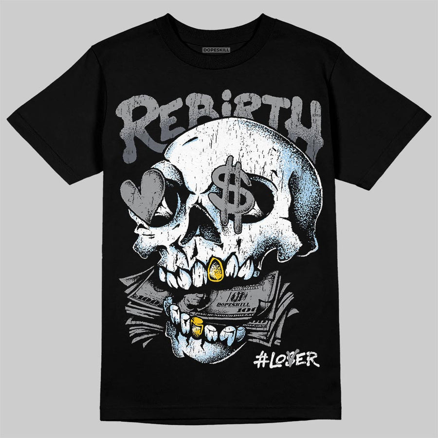 Wolf Grey 5s DopeSkill T-Shirt Rebirth Graphic