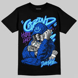 Royal Blue 'Grind Pray' DopeSkill Graphic T-Shirt
