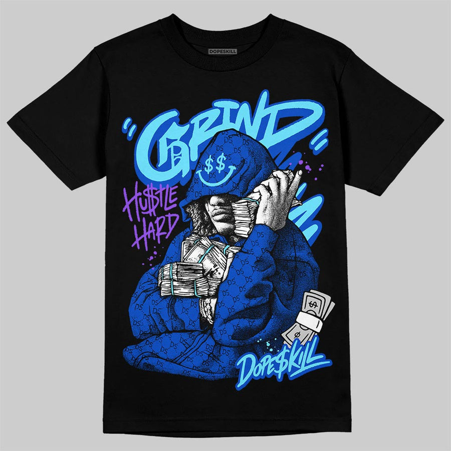 Royal Blue 'Grind Pray' DopeSkill Graphic T-Shirt