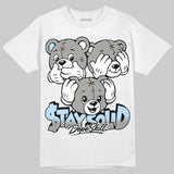 White Metallic 5s DopeSkill T-Shirt Stay Solid Graphic