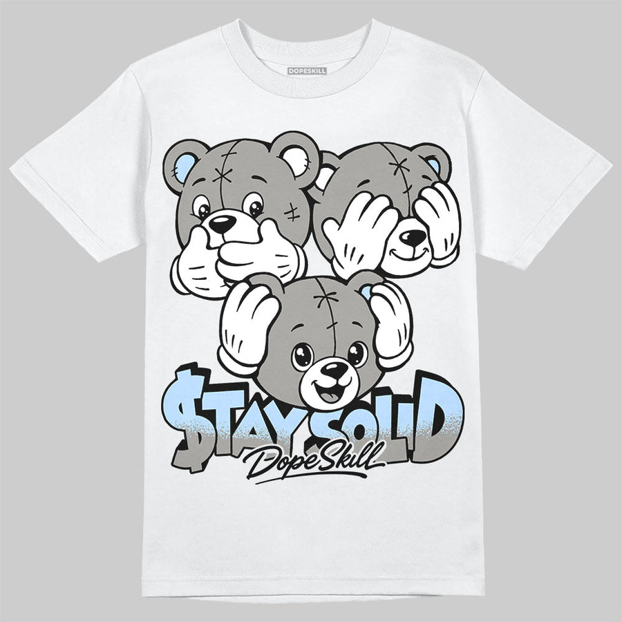 White Metallic 5s DopeSkill T-Shirt Stay Solid Graphic