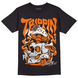 Orange Black White DopeSkill T-Shirt Trippin Graphic