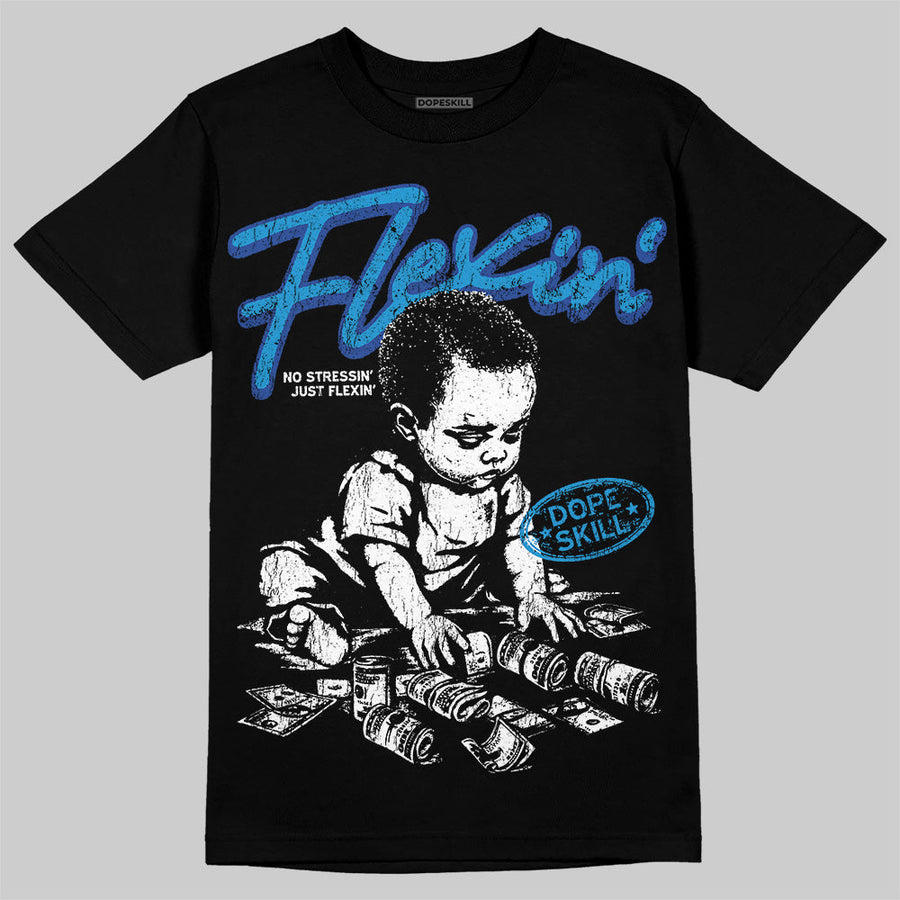 Royal Blue Collection DopeSkill T-Shirt Flexin' Graphic