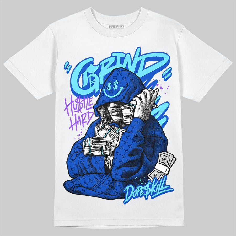 Royal Blue 'Grind Pray' DopeSkill Graphic T-Shirt
