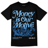 University Blue Collection DopeSkill T-Shirt Money Is Our Motive Typo Graphi