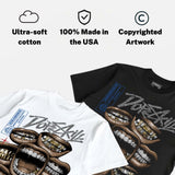 “True Blue” 3s DopeSkill T-Shirt The Mouth With No Droughts Graphic
