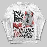 Reverse Infrared 6s DopeSkill Long Sleeve T-Shirt Real Ones Move In Silence Graphic
