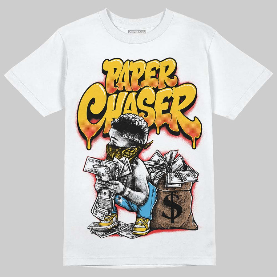 Yellow 'Paper Chaser Boy' DopeSkill Graphic T-Shirt